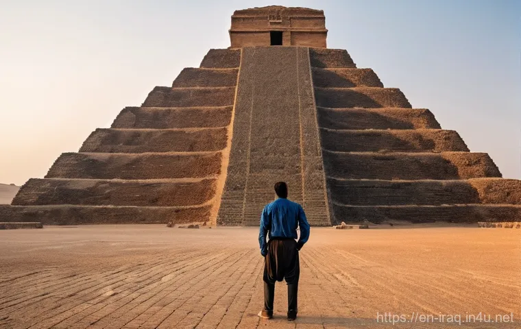 이라크 내 이슈 및 주의 사항 - **A modern female traveler arrives at Baghdad International Airport.** She is dressed modestly in lo...